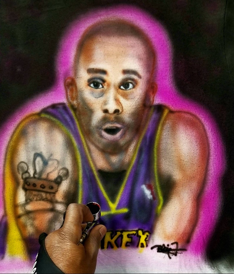 Airbrushed customized portrait Caricatures.