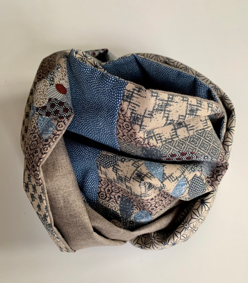 Snood Homme Ochabari Bleu Taupe image 6