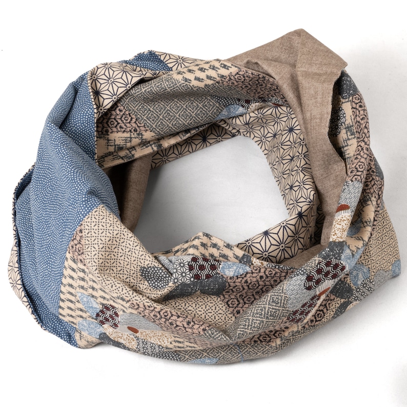 Snood Homme Ochabari Bleu Taupe image 4