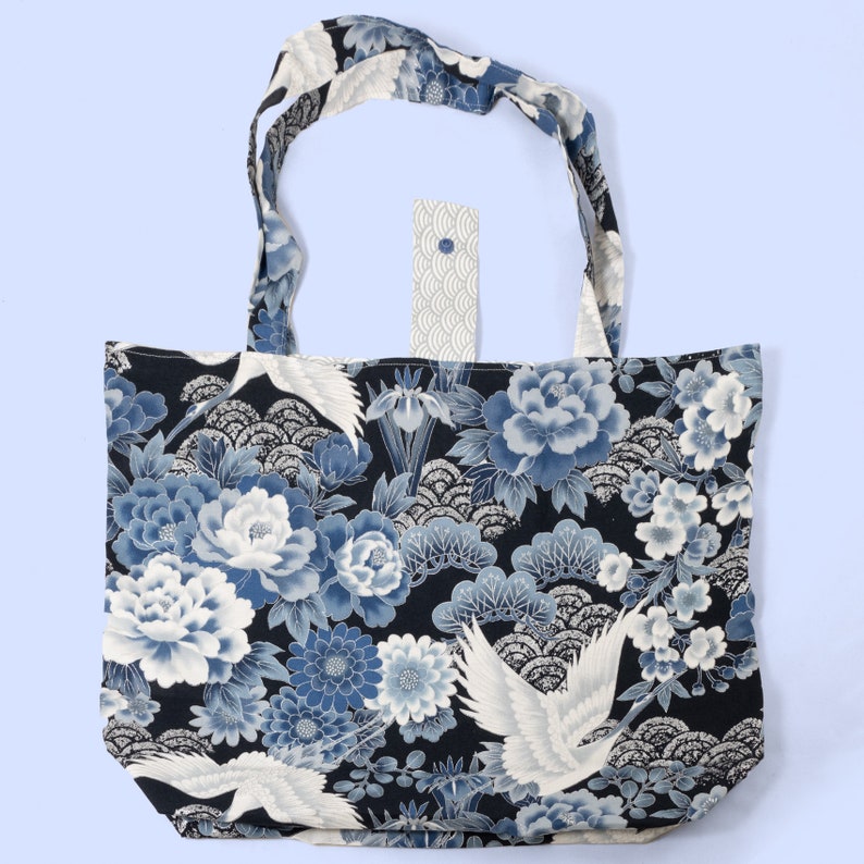 Totebag Boule et Héron Cendré Héron cendré