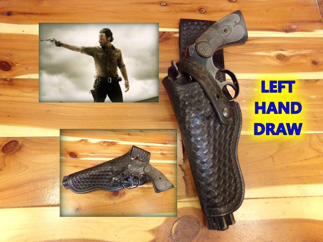 DH LEFT Hand Draw - - -walking Dead Rick Grimes Style Black Basketweave ...