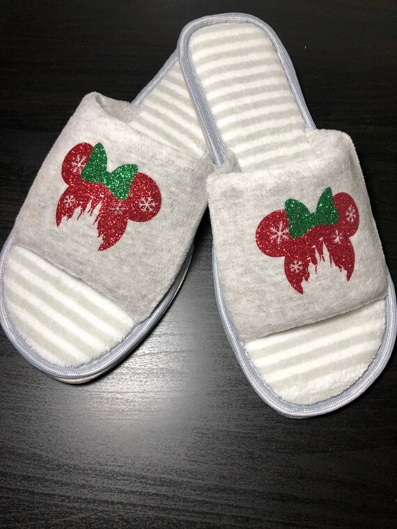 disney christmas slippers