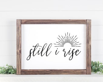 Still I Rise Print - Etsy