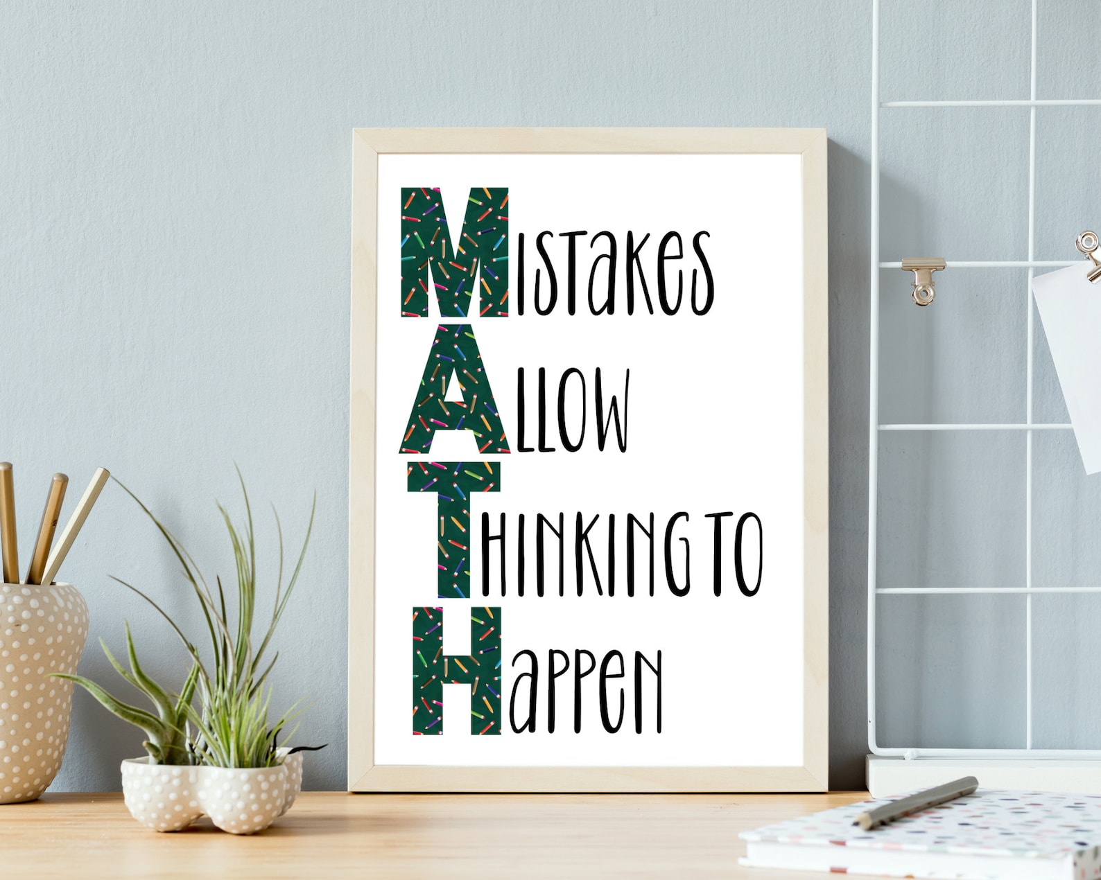 MATH Classroom Poster | Digital Download | Math Classroom Decor ...