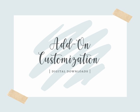 Add-On Customization for Digital Downloads