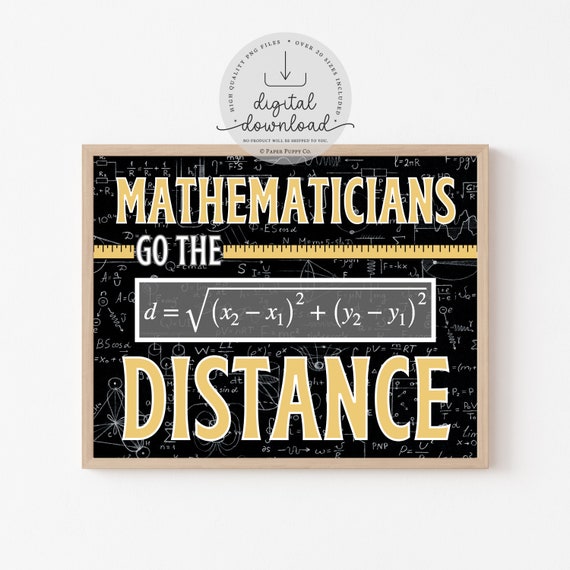 Math Teacher Print | Math Classroom Sign | Math Teacher Classroom | Teacher Gift | Classroom Decor | Classroom Decor | Math Classroom Print
