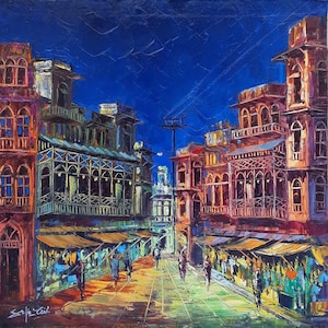 South Asian Night Painting