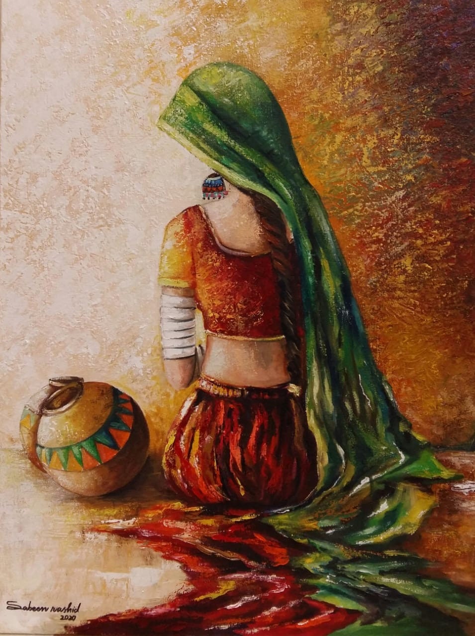 Indian oil sale painting