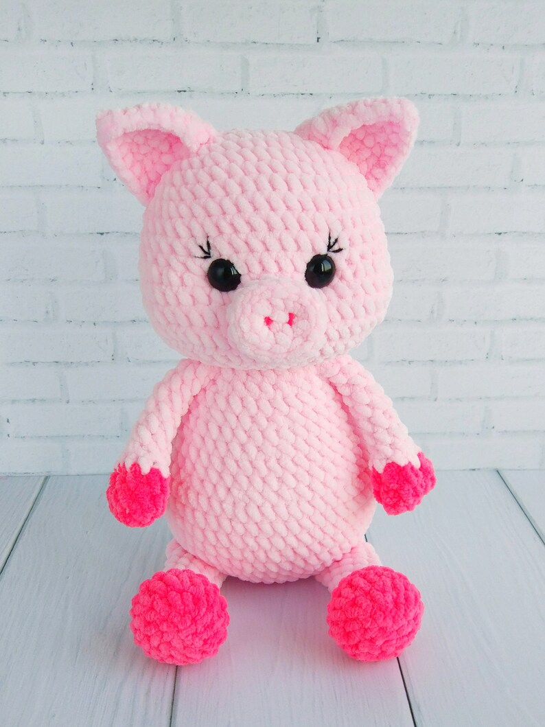 CROCHET PIG in clothes pdf pattern. Amigurumi pig toy pattern. Etsy