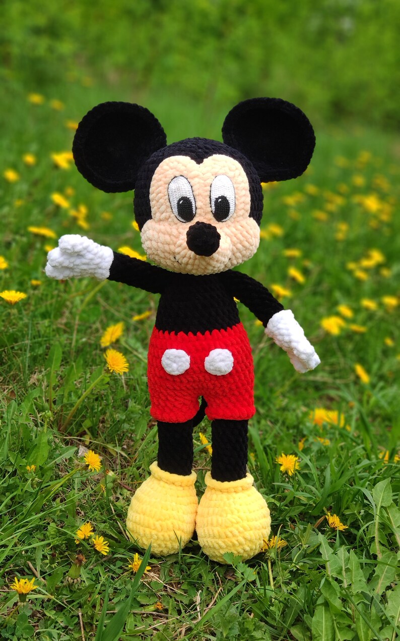Mickey Mouse Amigurumi pattern Disney Crochet pattern Etsy