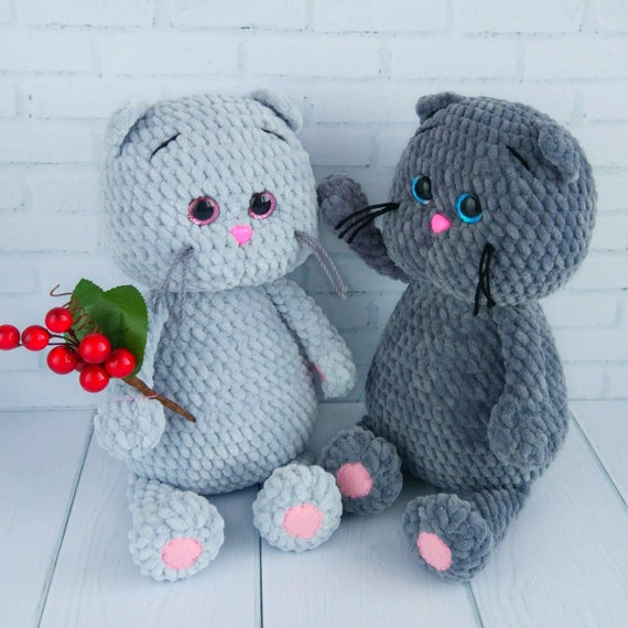 stuffed cat crochet pattern