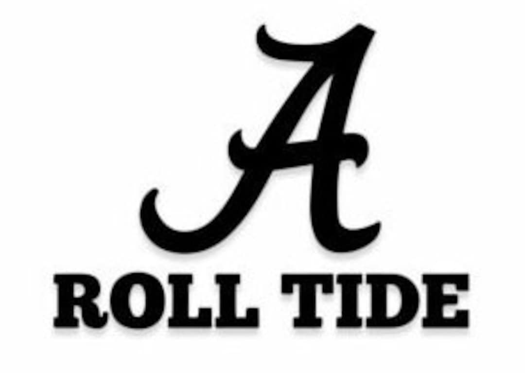 Alabama Roll Tide Decal Etsy