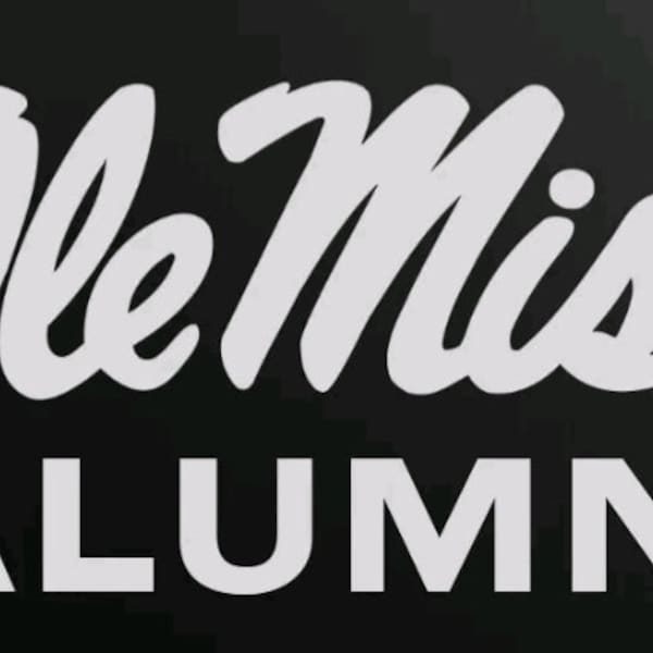Ole Miss Alumni Vinyl Decal
