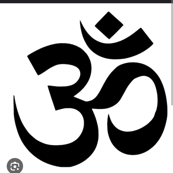 Om Hindu Symbol Yoga decal