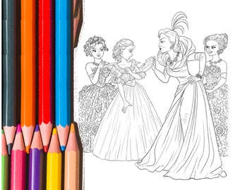 520 Coloring Book Cinderella Pdf Picture HD