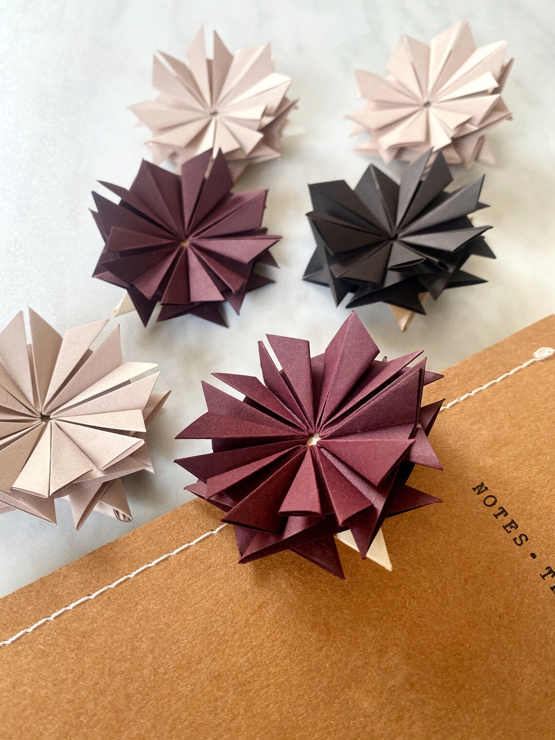 Origami Flower Corner Bookmark Unique Handmade Reader Gift - Etsy