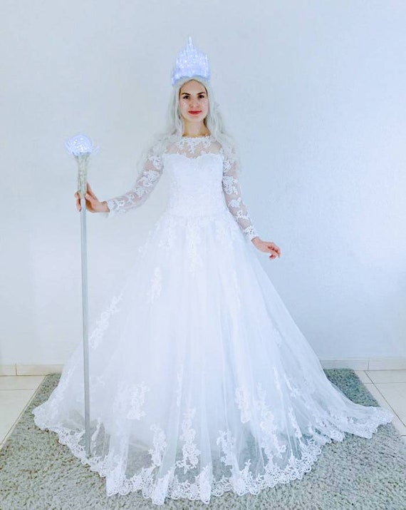 LED Ice Queen Crown Light up Costume Festival Accesories  display picture 1