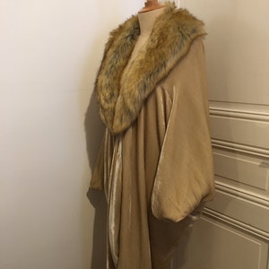 Manteau époque années 20 1920 coat style Poiret image 3