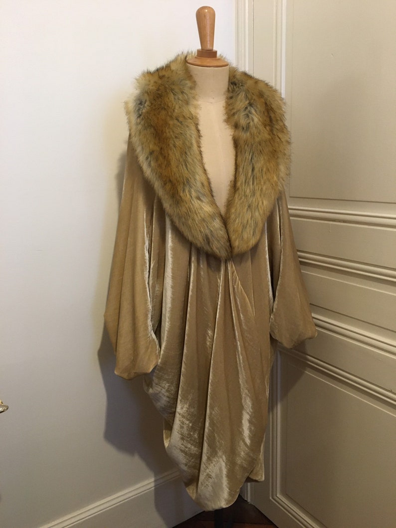 Manteau époque années 20 1920 coat style Poiret image 5