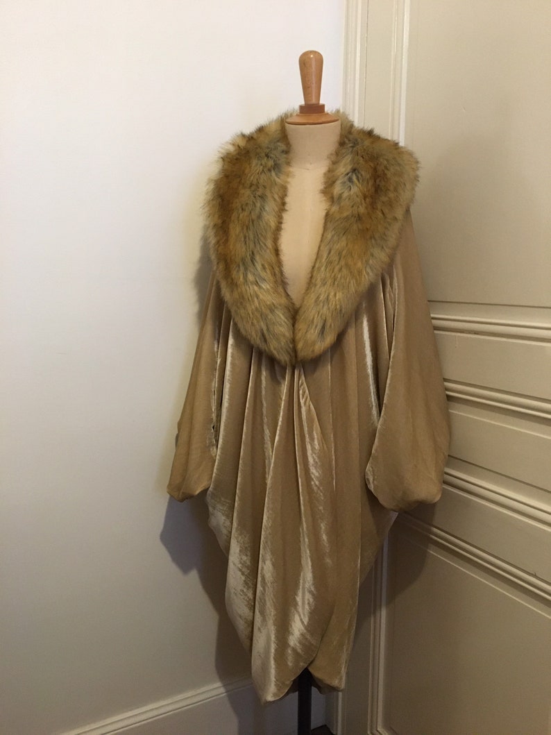 Manteau époque années 20 1920 coat style Poiret image 1