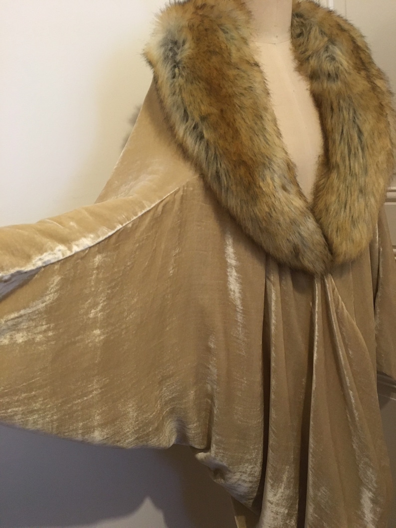 Manteau époque années 20 1920 coat style Poiret image 4