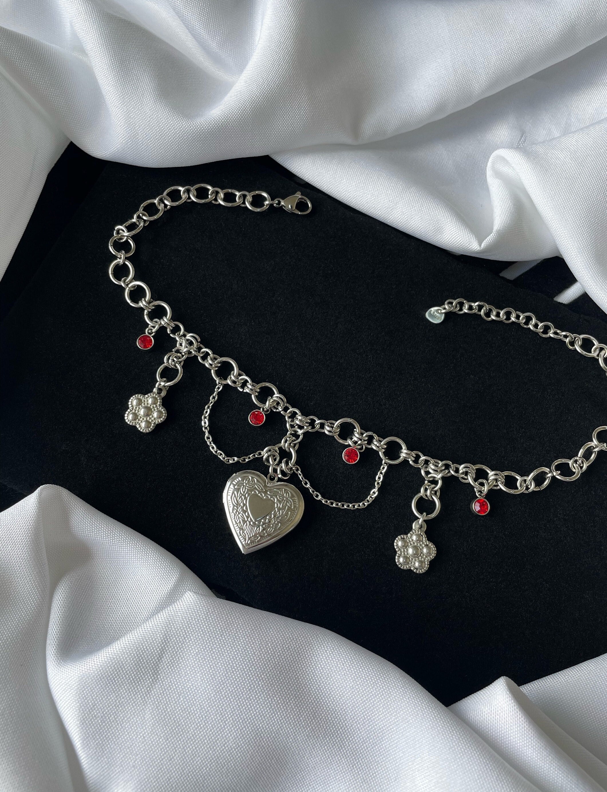 Vivienne Westwood Red Heart Necklace - Etsy Vivienne Westwood Red Heart Necklace - Etsy