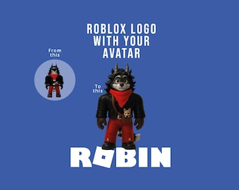Votre avatar Roblox en illustration de style 3D, illustration d'avatar Roblox 3D personnalisée à imprimer. Logo personnalisé Roblox. ROGAPR