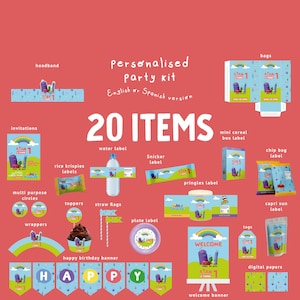 Storybots party decoration. Storybots party kit. STBOPR