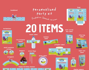 Storybots party decoration. Storybots party kit. STBOPR