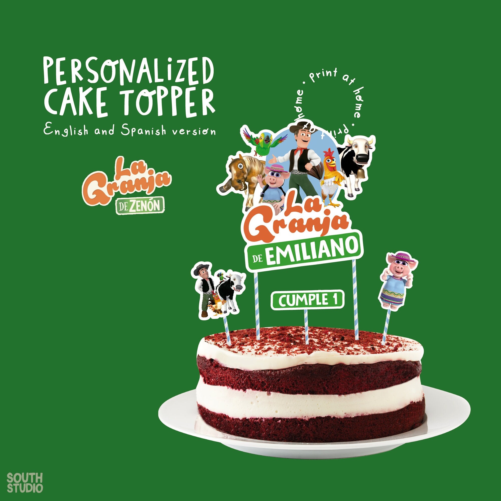 Granja De Zenon Cake Topper 