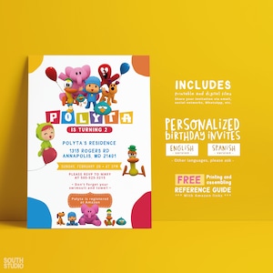 Invitation Pocoyo. Invitation Pocoyo. Invitation à la fête Pocoyo. POCOPR