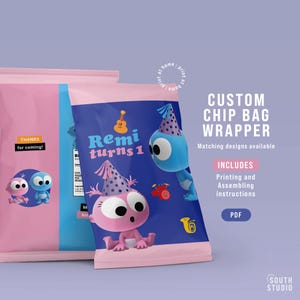 Googoo Gaagaa chip bag label. Baby first chip wrapper. GOGAPR