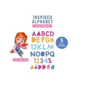 Alfabeto inspirado em A para Adley, fonte inspirada em A para Adley AFADPR
