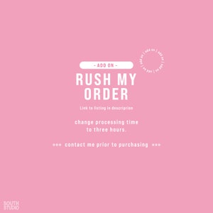 Rush Add on - Pedido pronto em 3 horas
