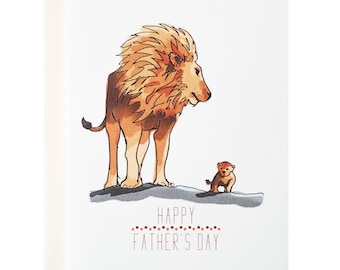 Lion Father's Day Card, Card for Dad