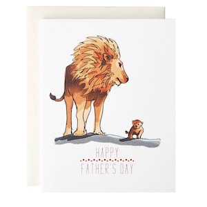 Lion Father's Day Card, Card for Dad