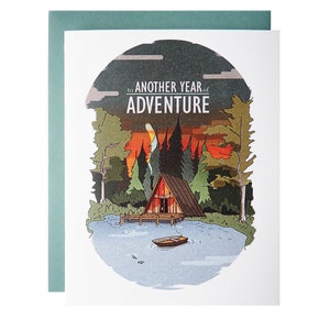 To Another Year of Adventure Camping Birthday/Anniversary Card image 1