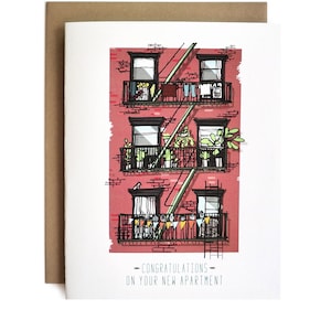 Congratulations on Your New Apartment/New Apartment/Moving/Housewarming Card