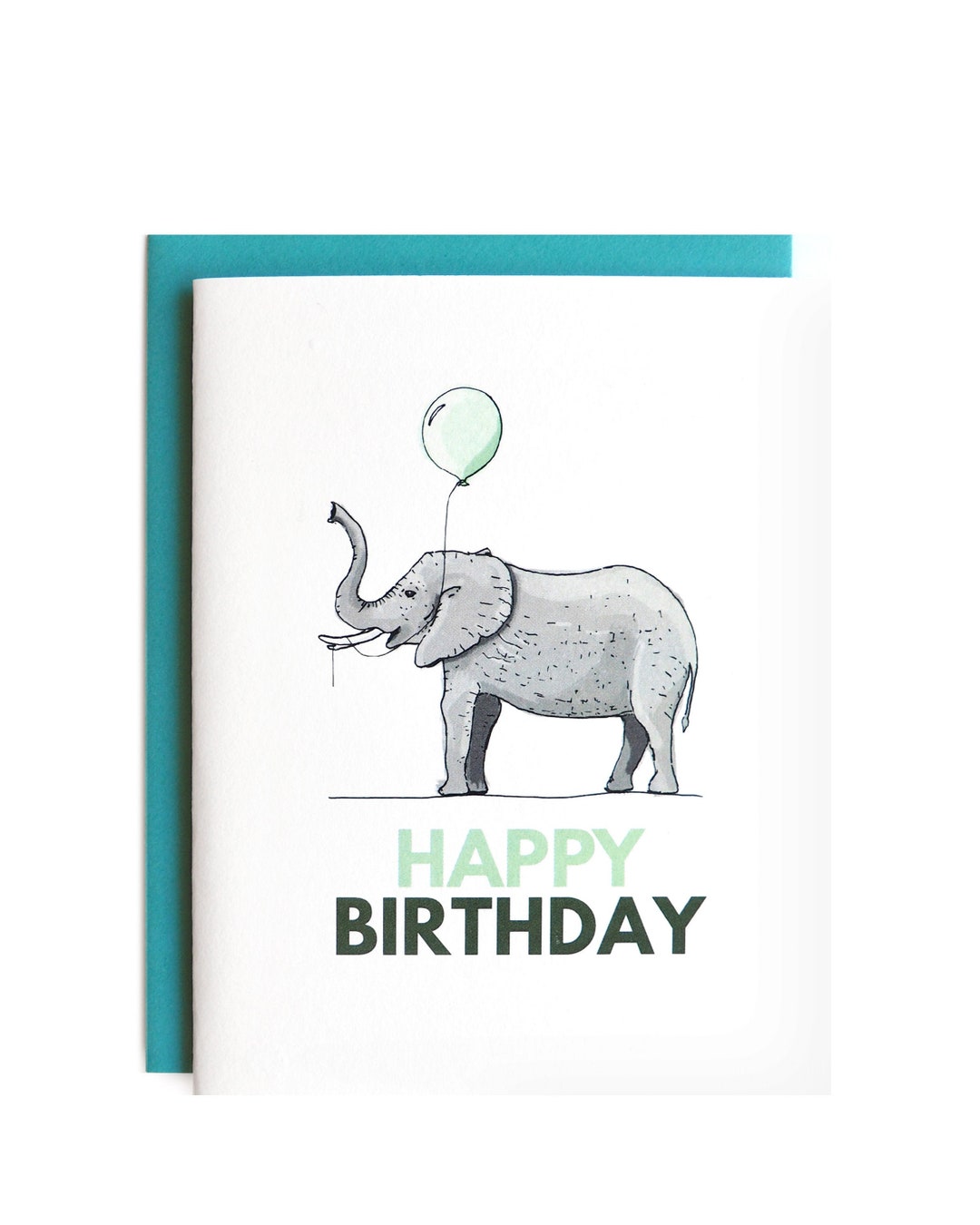 Elefant Geburtstagskarte Etsy.de