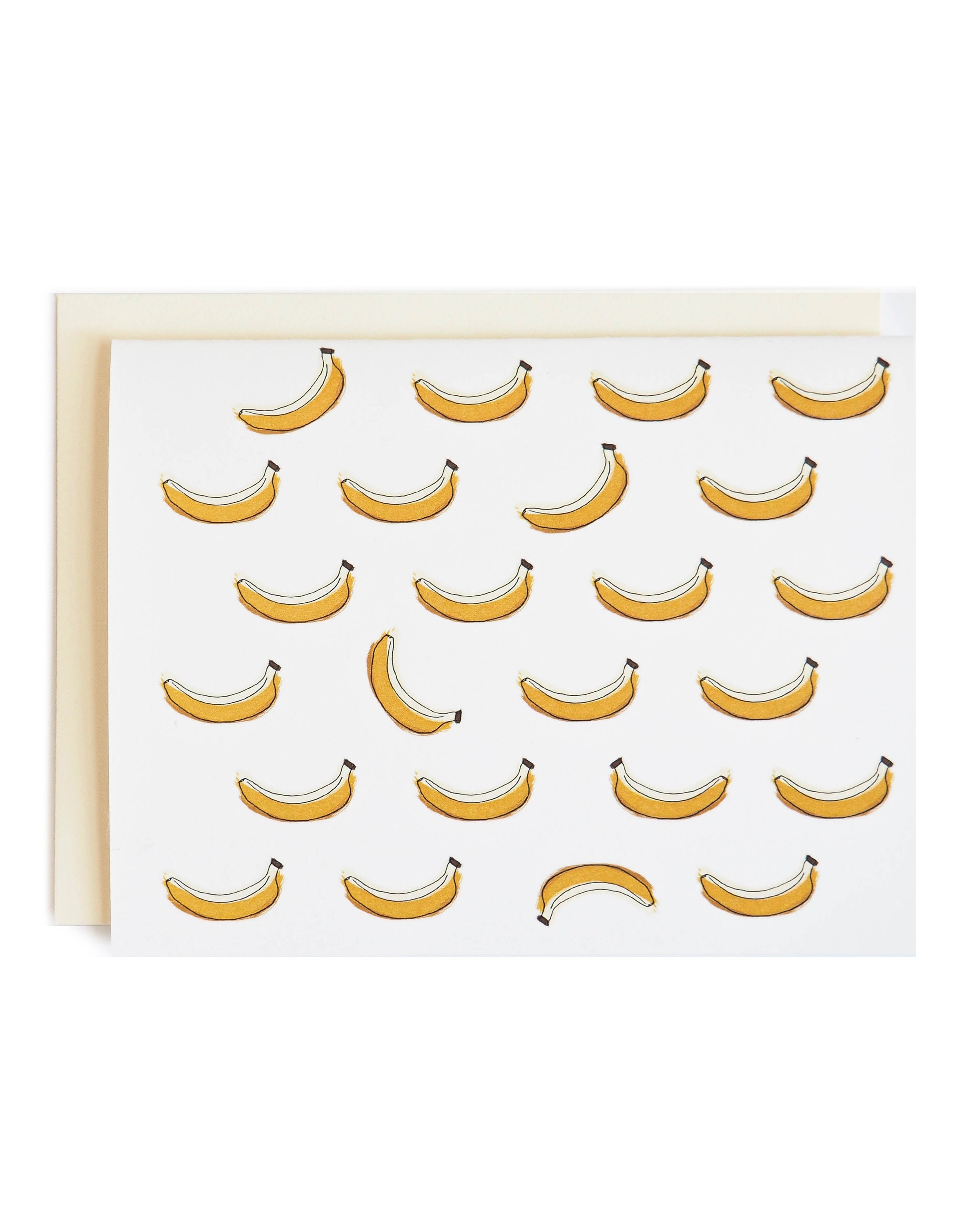 Banana Greeting Card Etsy