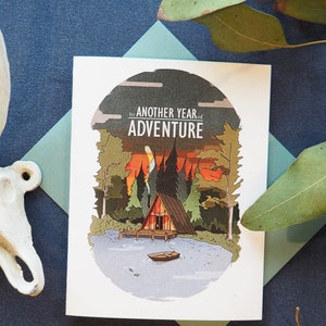 To Another Year of Adventure Camping Birthday/Anniversary Card image 3