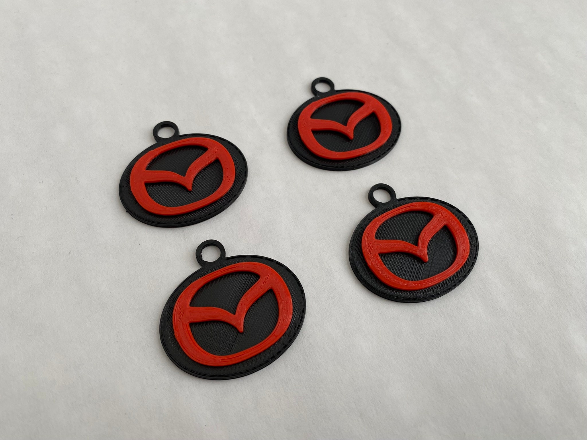3 Types of Mazda Logo's Keychains evil M/mazda/old Style Mazda 