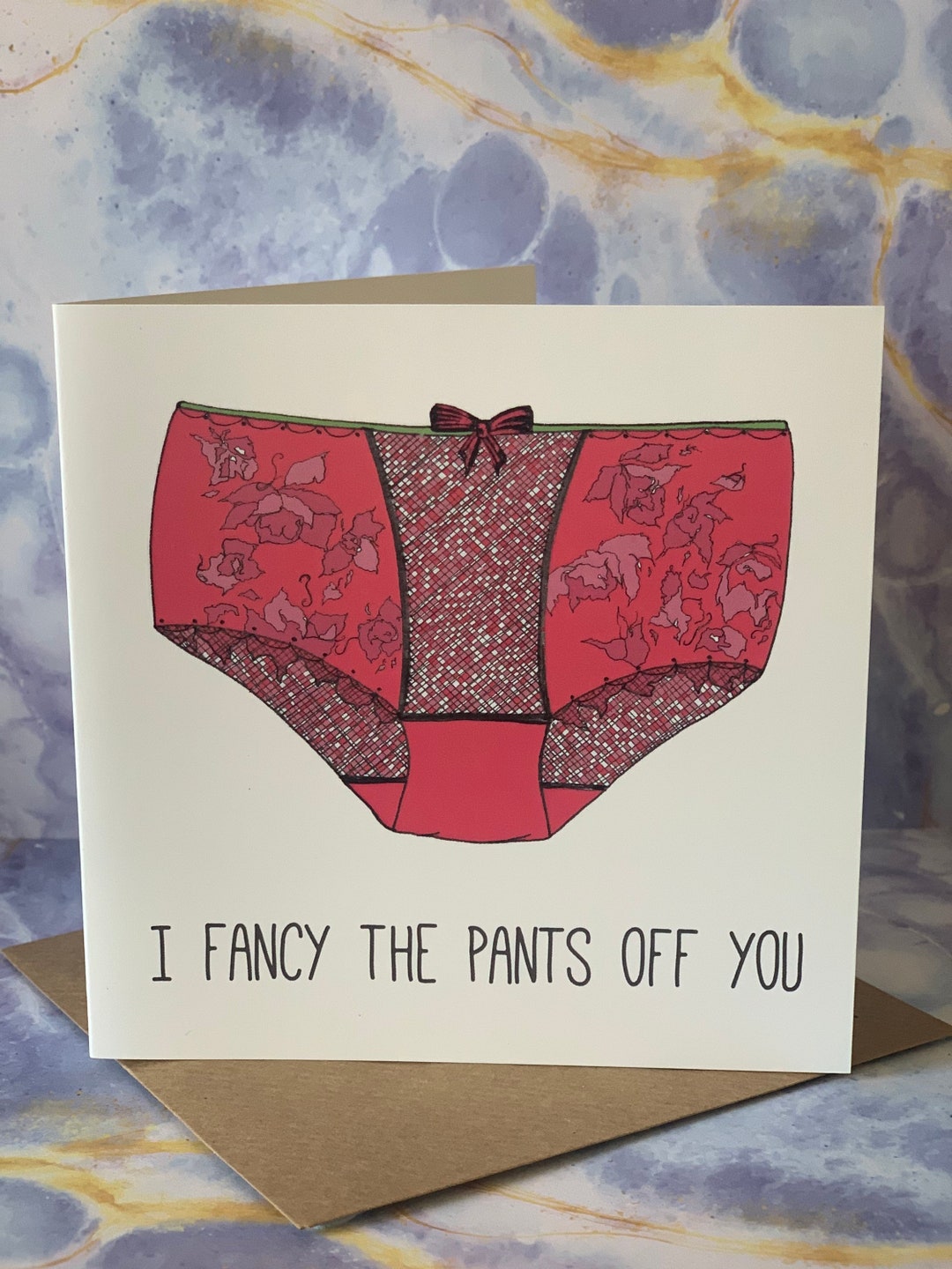 I Fancy the Pants off You Blank Inside Etsy UK