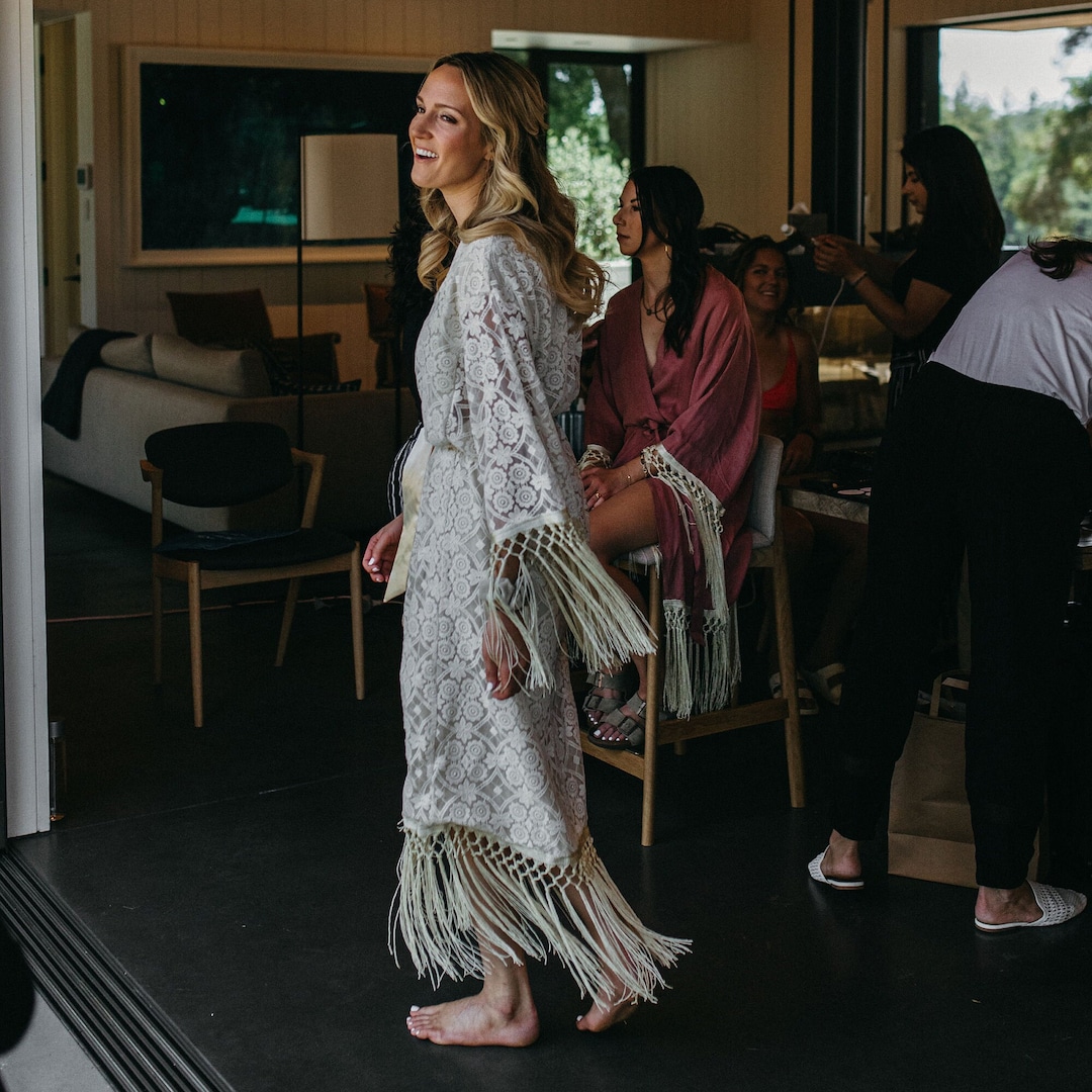 Boho Lace Fringe Robe: Bridal, Maternity, or Babymoon Gift - Etsy