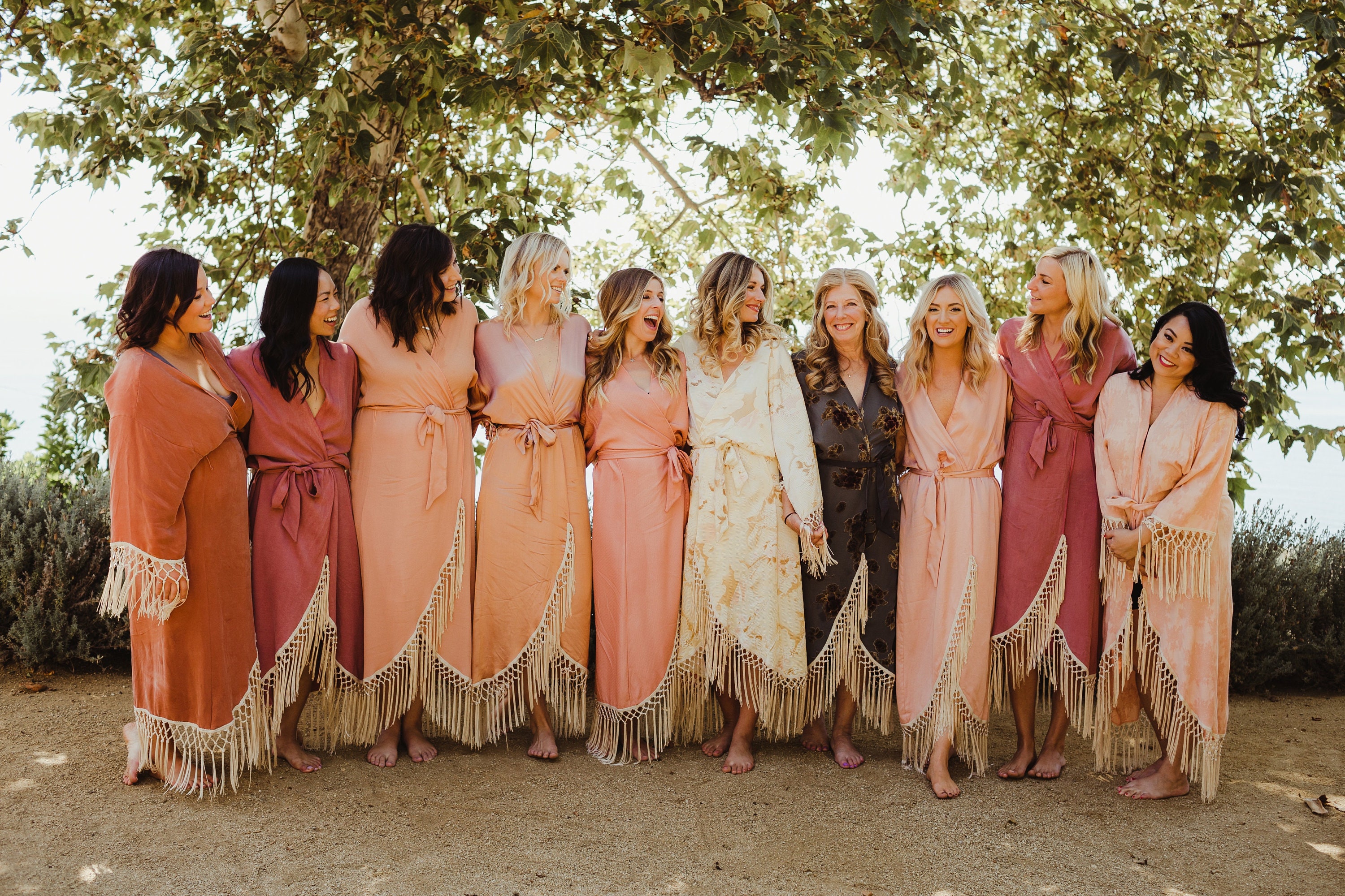 Boho bride best sale robe