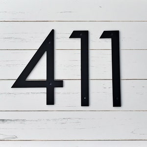 14 pulgadas moderno y elegante casa números letras