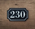Custom House Number Plaque: Weather-Resistant HDPE Plastic