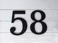 4 inch Traditional & Wider, House Numbers Letters