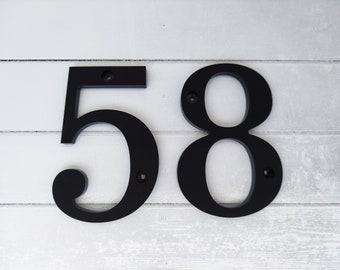 4 pollici Tradizionale & Wider, Lettere numeri di casa