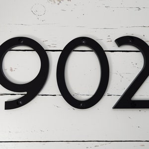 6 pulgadas Art Deco & Wider, Modern House Numbers Letras